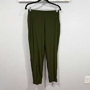 Athleta Brooklyn Heights High Rise Jogger Olive Green Size 4